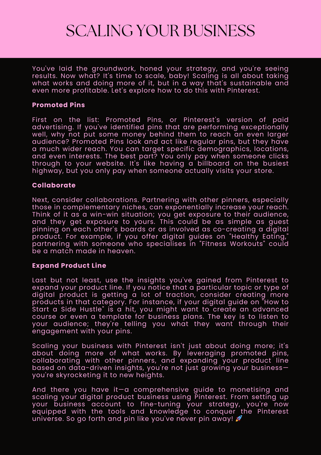 The Pintrest Playbook