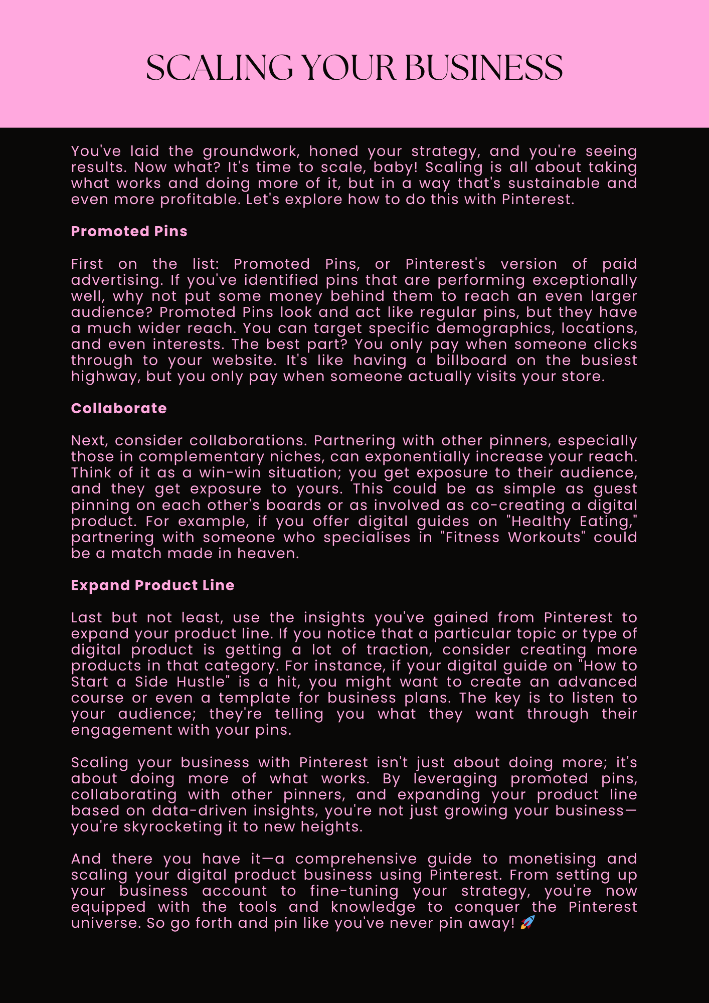 The Pintrest Playbook