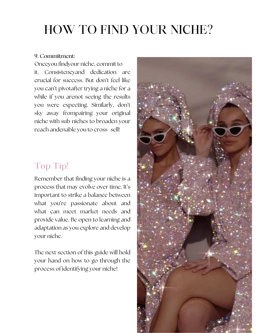 Find Your Niche EBook & Workbook