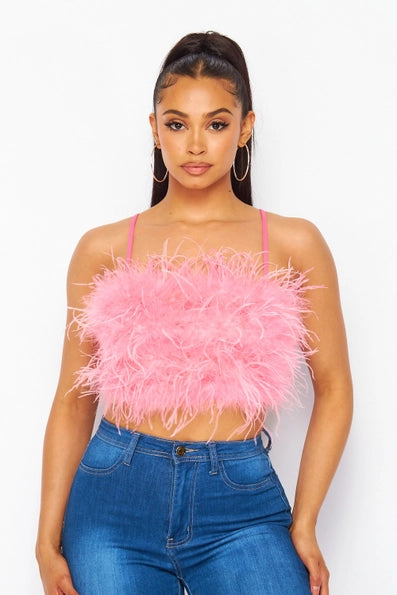 Passenger Princess Faux Ostrich Bralette
